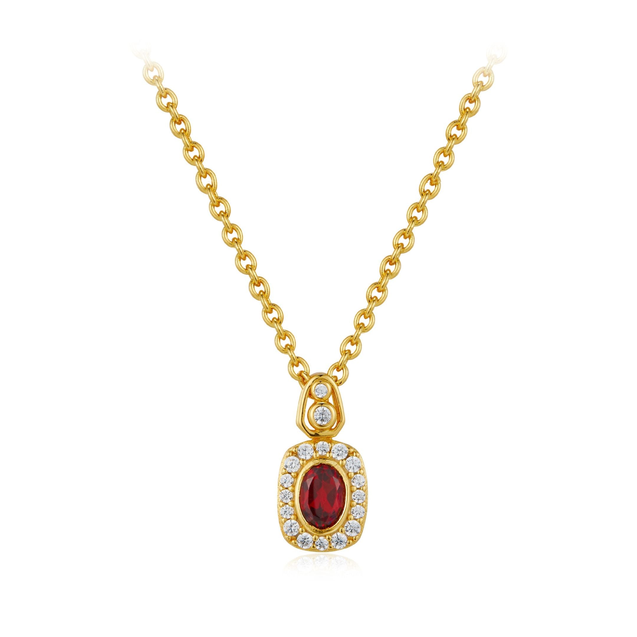 Crimson Crown Necklace - Pure Gems & Stones Store: Awakened Days