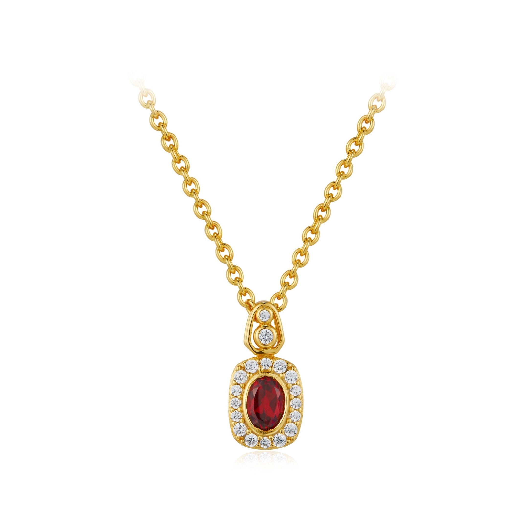 Crimson Crown Necklace - Pure Gems & Stones Store: Awakened Days