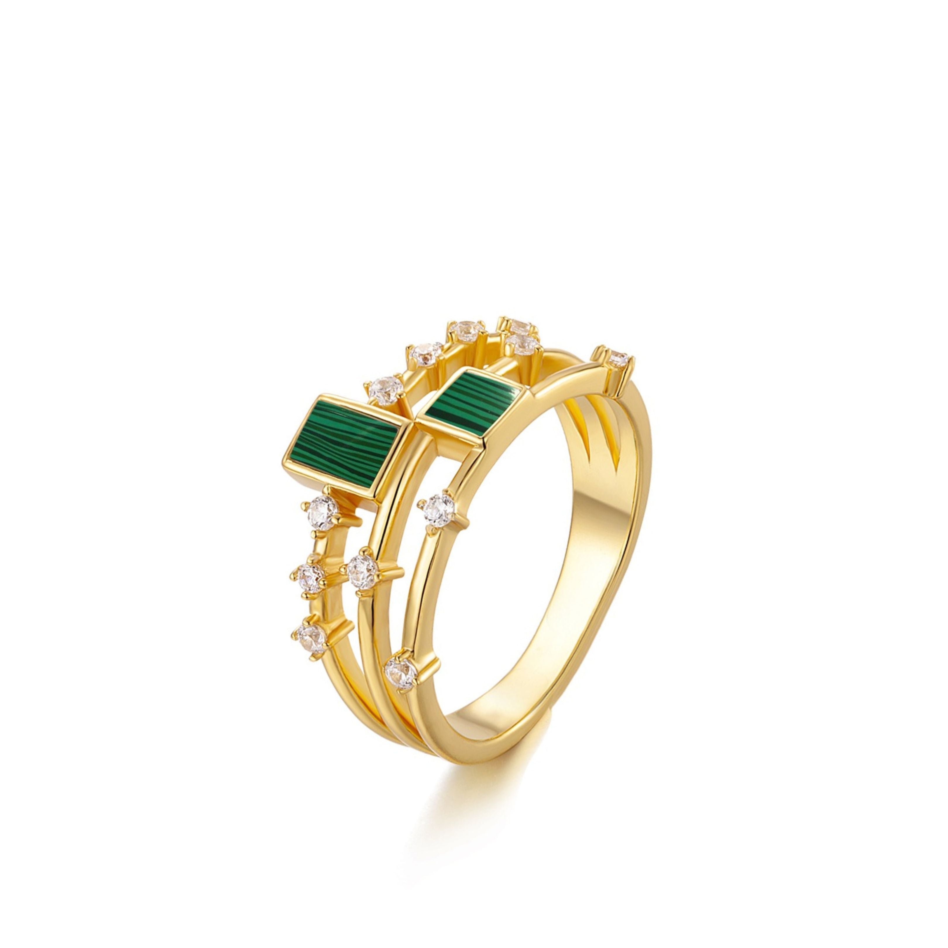 Cubic Duet Ring - Pure Gems & Stones Store: Awakened Days