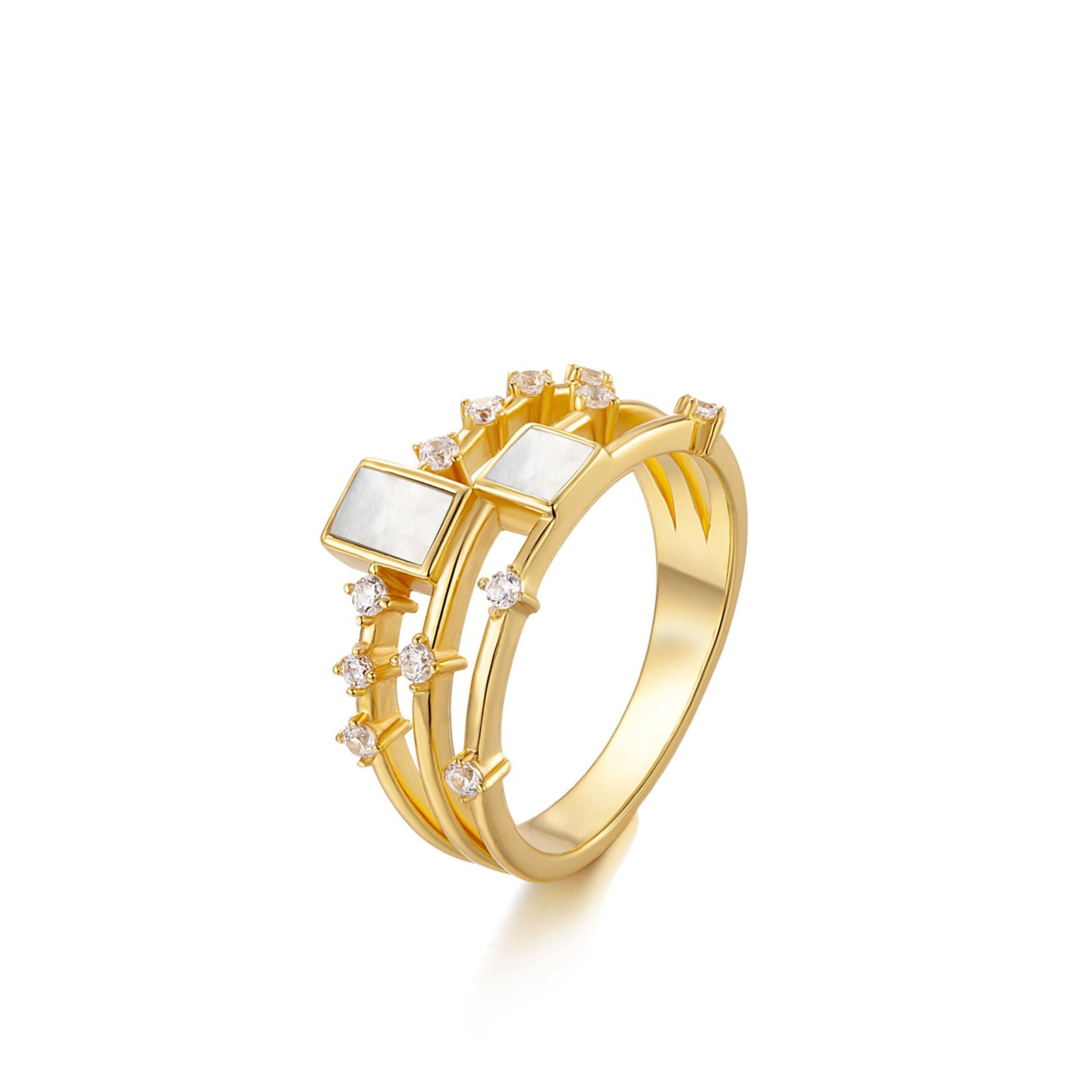 Cubic Duet Ring - Pure Gems & Stones Store: Awakened Days