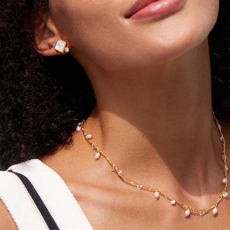 Éclat Blanc Studs - Pure Gems & Stones Store: Awakened Days