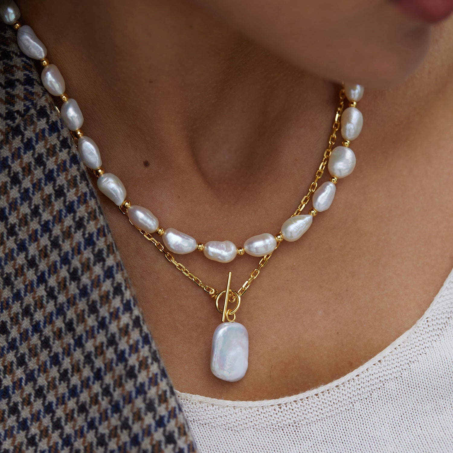 Éclat d’Ivoire Necklace - Pure Gems & Stones Store: Awakened Days