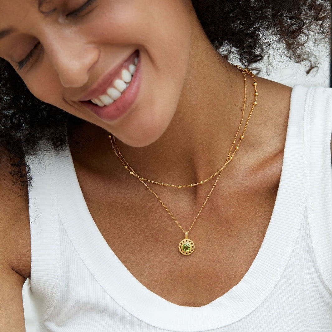 Éclat Vert Necklace - Pure Gems & Stones Store: Awakened Days