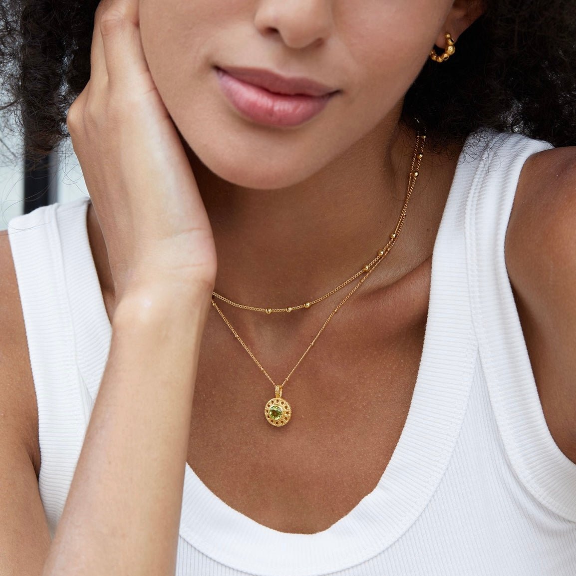 Éclat Vert Necklace - Pure Gems & Stones Store: Awakened Days