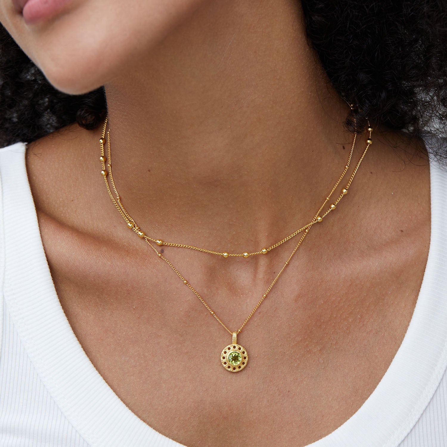 Éclat Vert Necklace - Pure Gems & Stones Store: Awakened Days