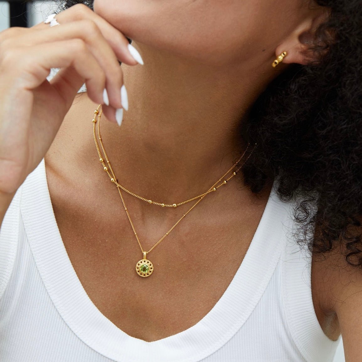 Éclat Vert Necklace - Pure Gems & Stones Store: Awakened Days