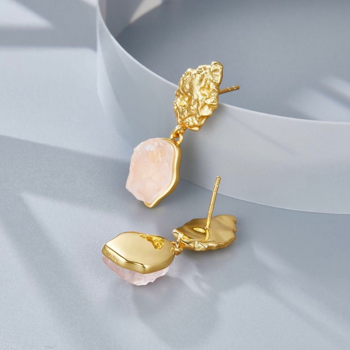 Eros Rose Earrings - Pure Gems & Stones Store: Awakened Days