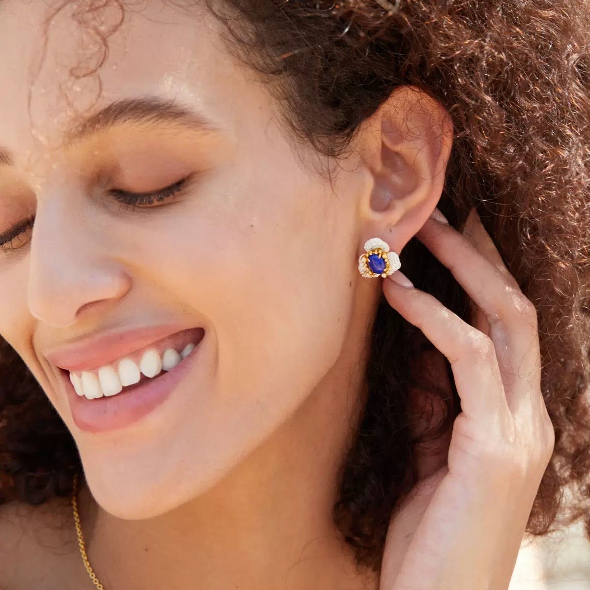 Fleur d’Écume Earrings - Pure Gems & Stones Store: Awakened Days