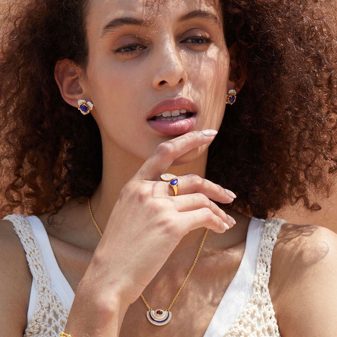 Fleur d’Écume Earrings - Pure Gems & Stones Store: Awakened Days