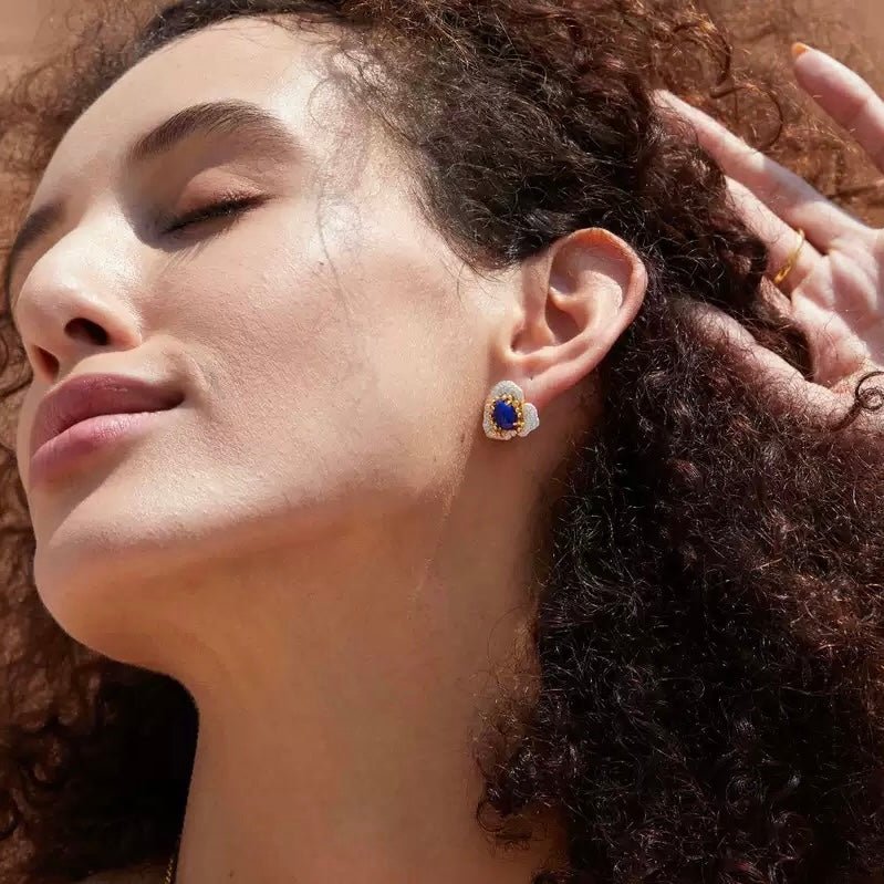 Fleur d’Écume Earrings - Pure Gems & Stones Store: Awakened Days