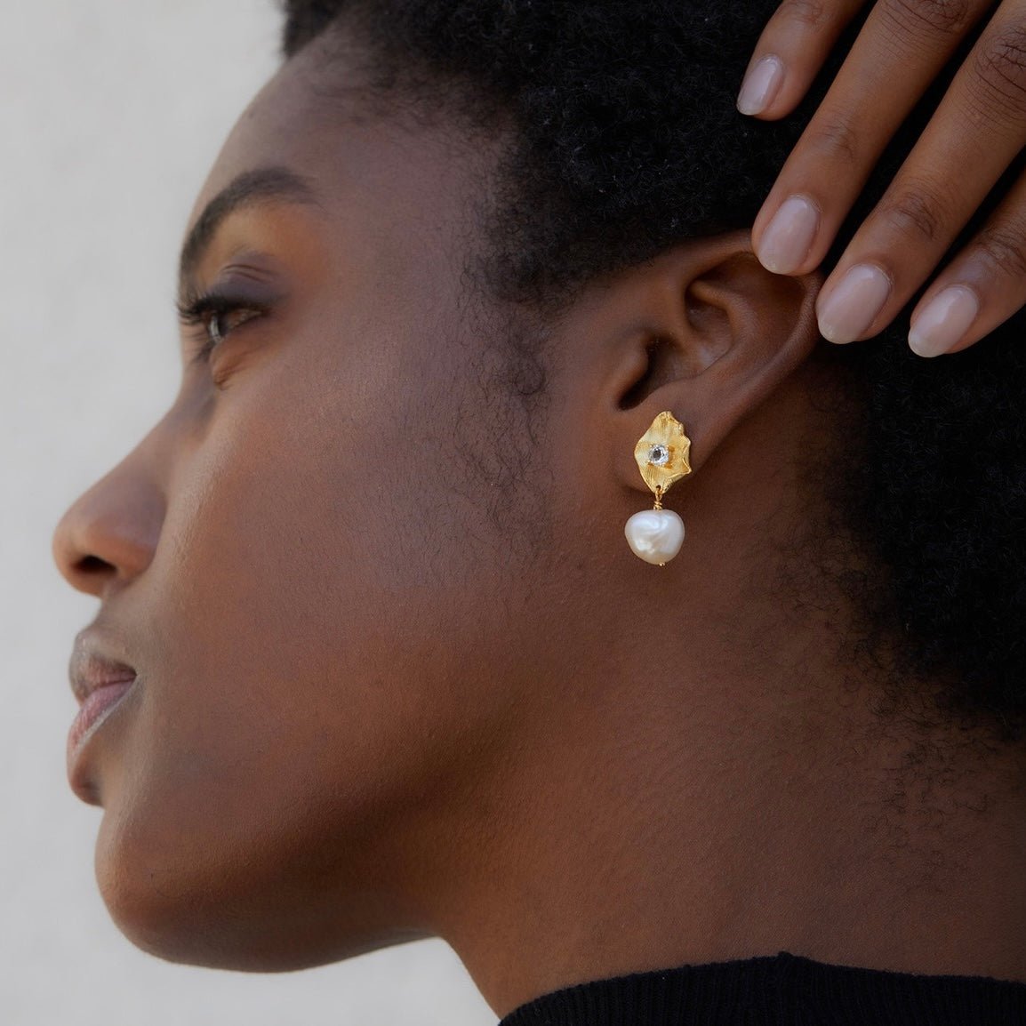 Fleur d’Or Earrings - Pure Gems & Stones Store: Awakened Days