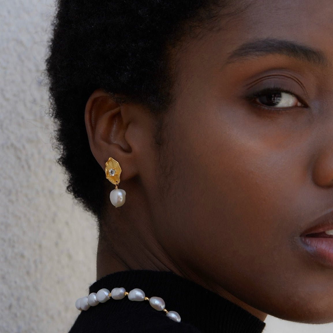 Fleur d’Or Earrings - Pure Gems & Stones Store: Awakened Days