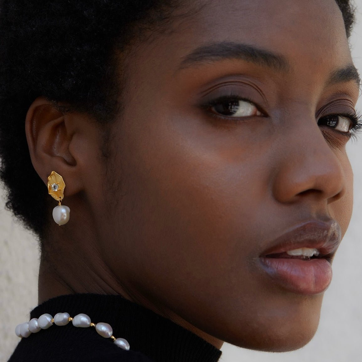 Fleur d’Or Earrings - Pure Gems & Stones Store: Awakened Days