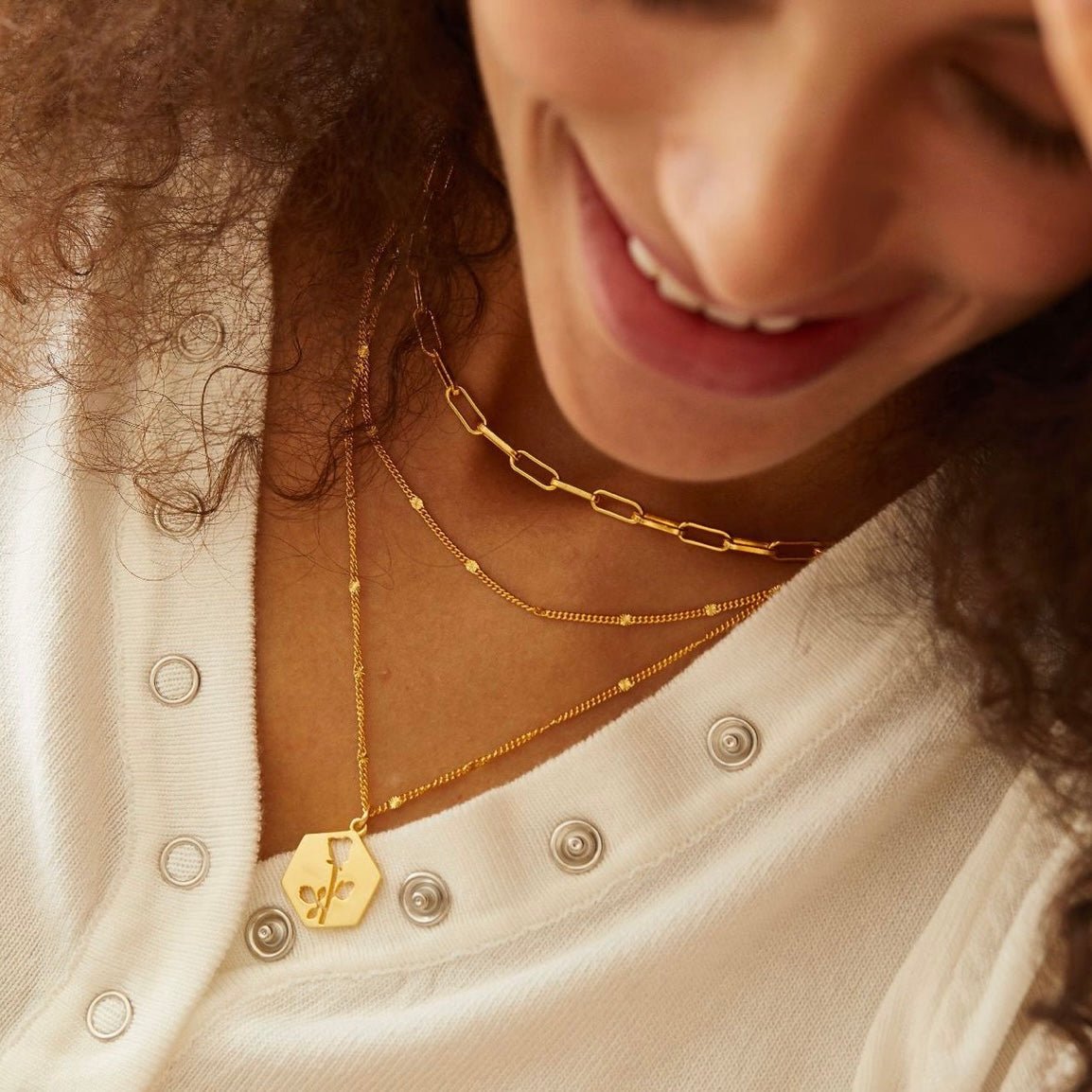 Fleur Emblem Necklace - Pure Gems & Stones Store: Awakened Days