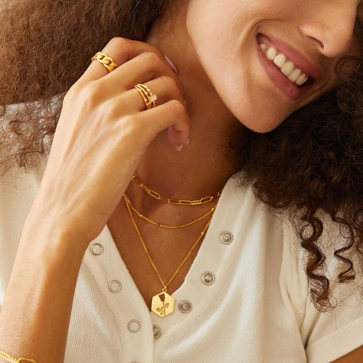 Fleur Emblem Necklace - Pure Gems & Stones Store: Awakened Days