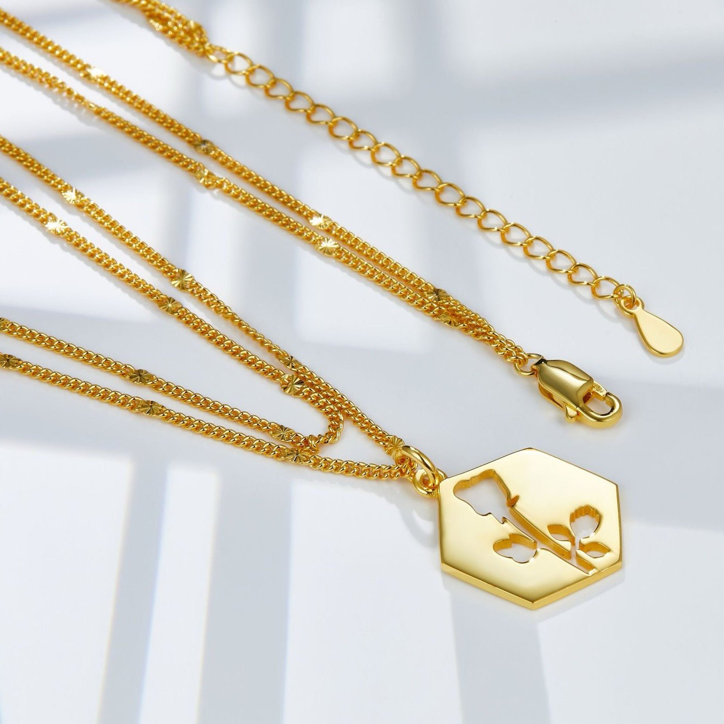 Fleur Emblem Necklace - Pure Gems & Stones Store: Awakened Days