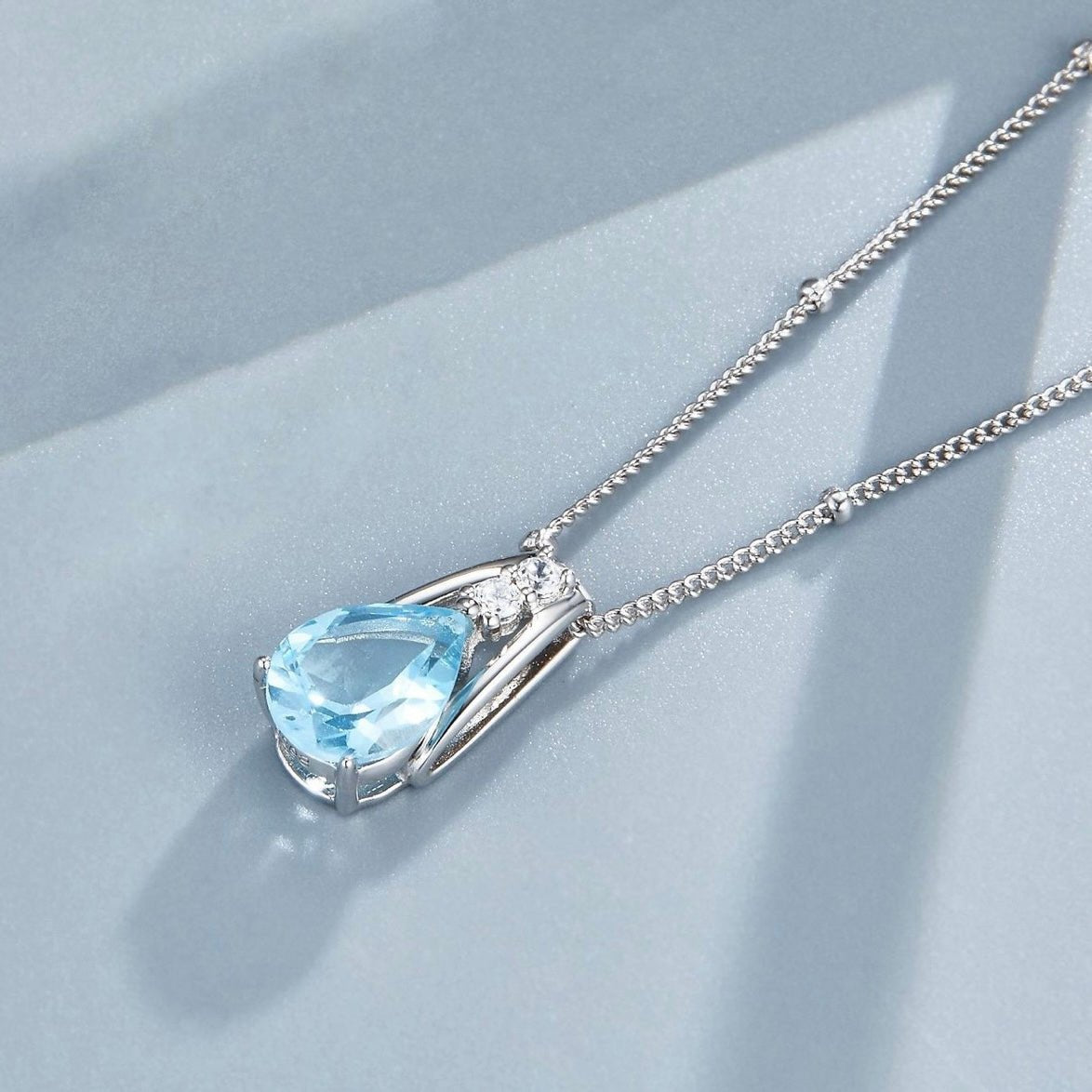 Frozen Dewdrop Necklace - Pure Gems & Stones Store: Awakened Days