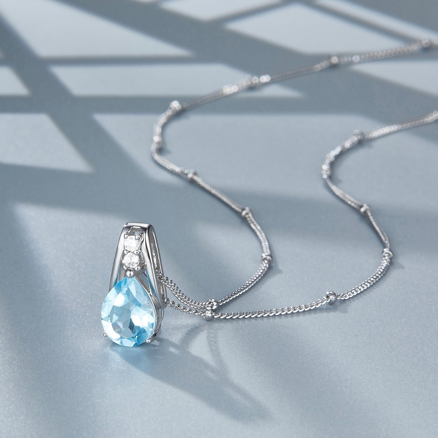 Frozen Dewdrop Necklace - Pure Gems & Stones Store: Awakened Days