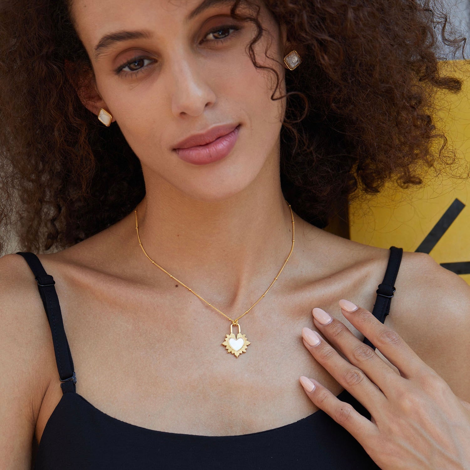 Gilded Heart Necklace - Pure Gems & Stones Store: Awakened Days