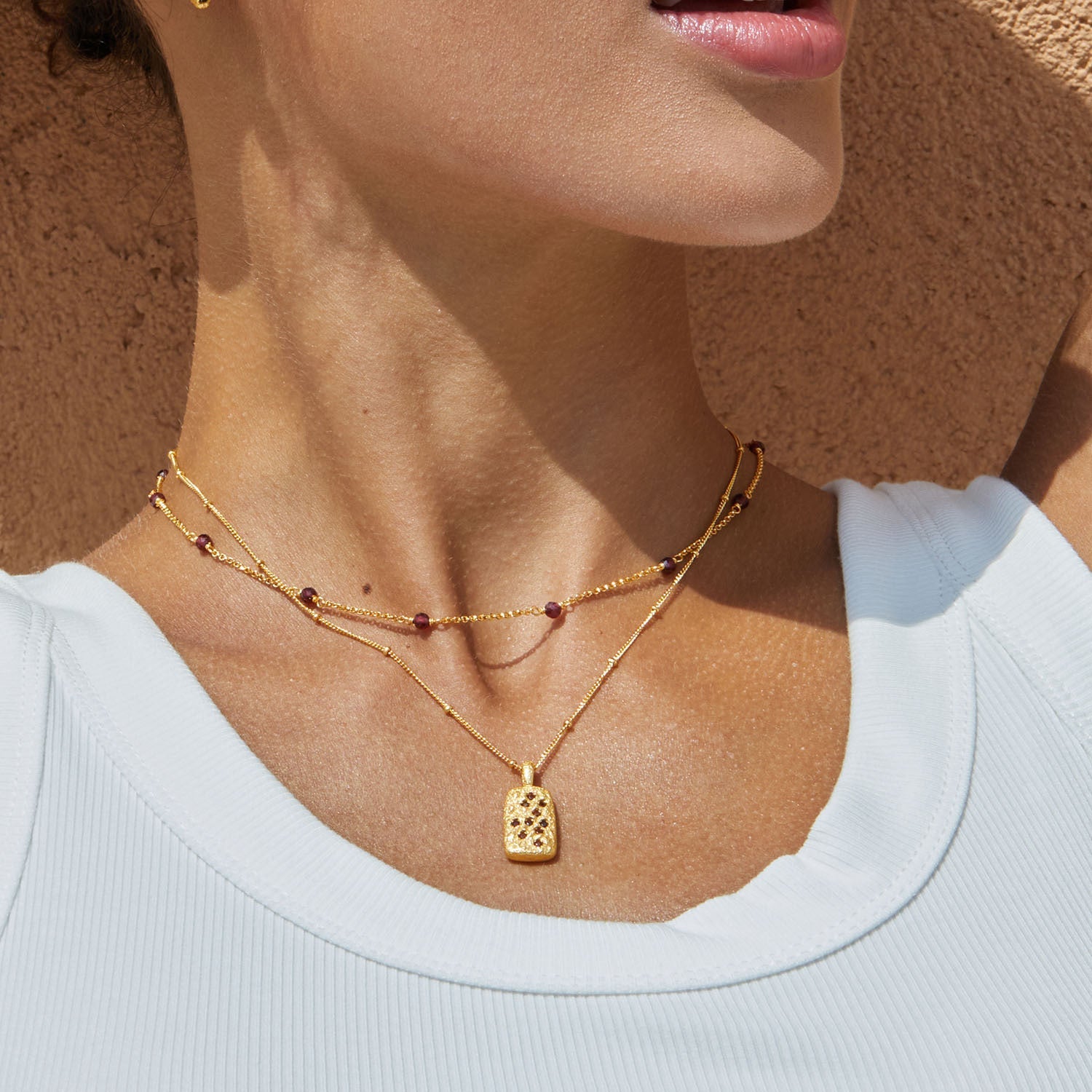 Golden Oracle Necklace - Pure Gems & Stones Store: Awakened Days