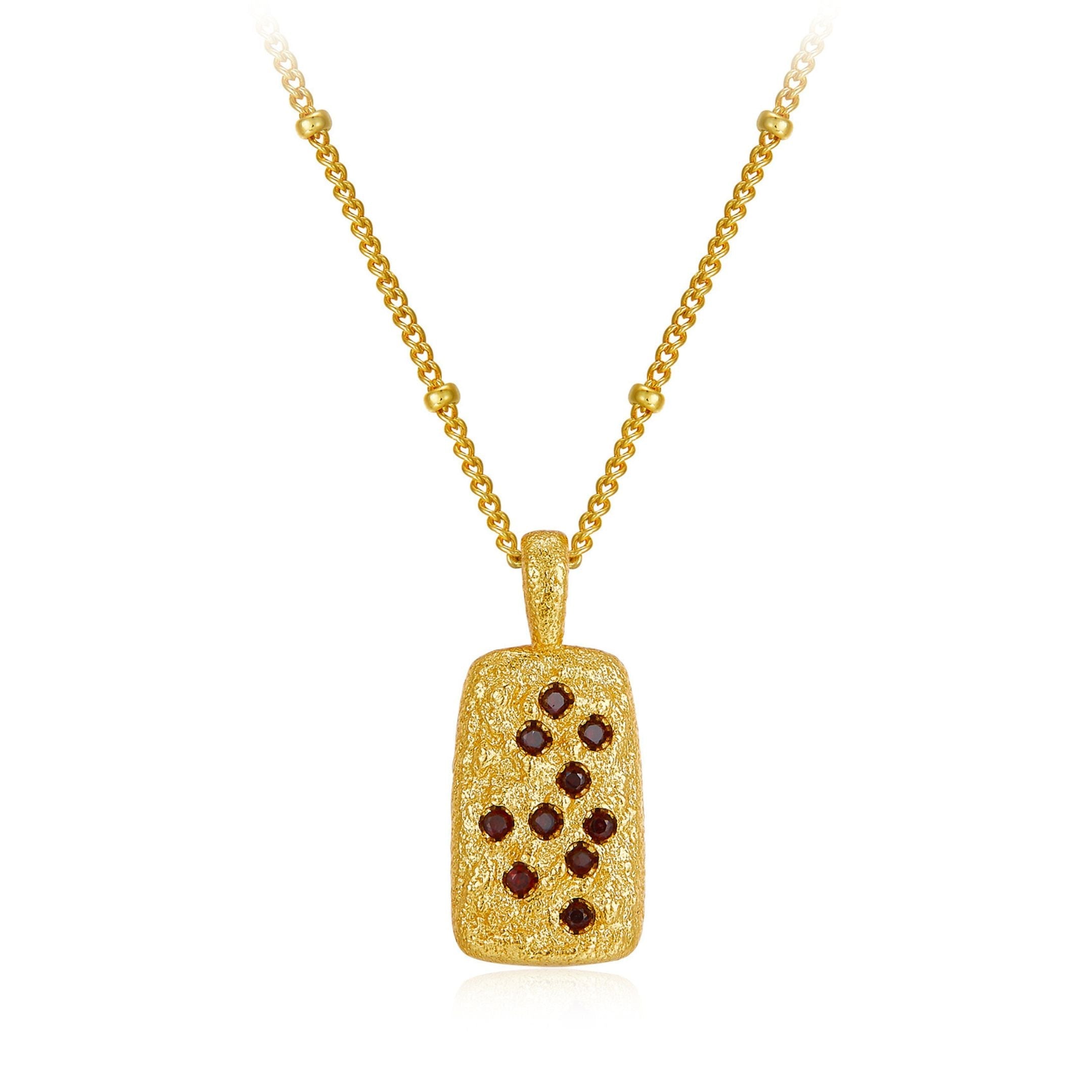 Golden Oracle Necklace - Pure Gems & Stones Store: Awakened Days