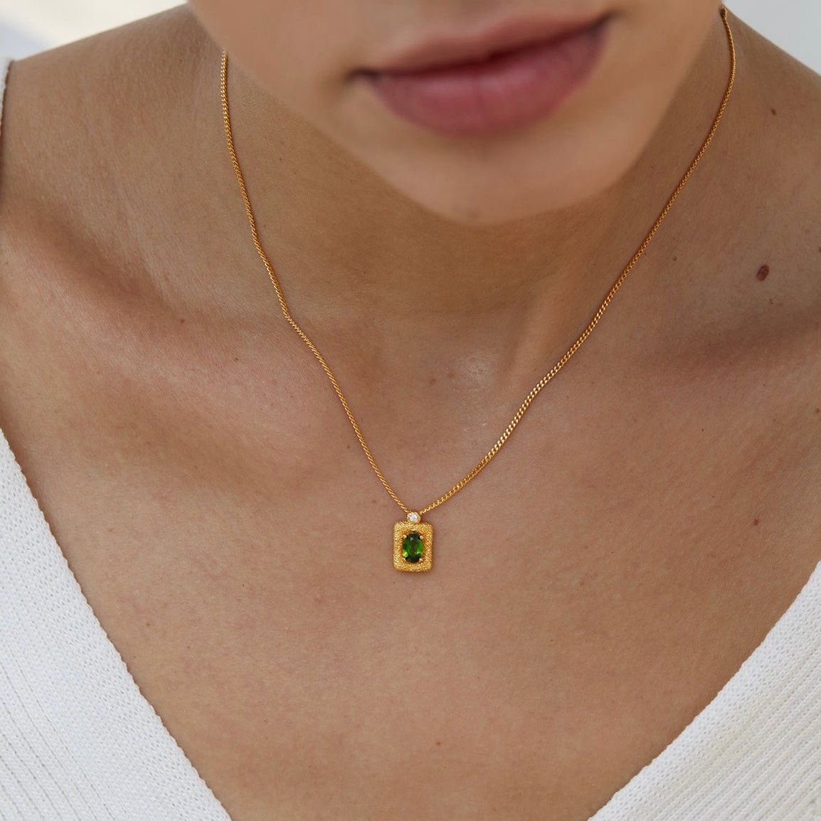 Greenlight Heirloom Necklace - Pure Gems & Stones Store: Awakened Days