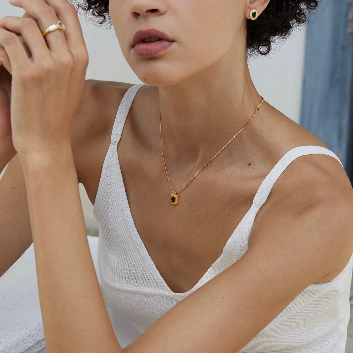 Greenlight Heirloom Necklace - Pure Gems & Stones Store: Awakened Days