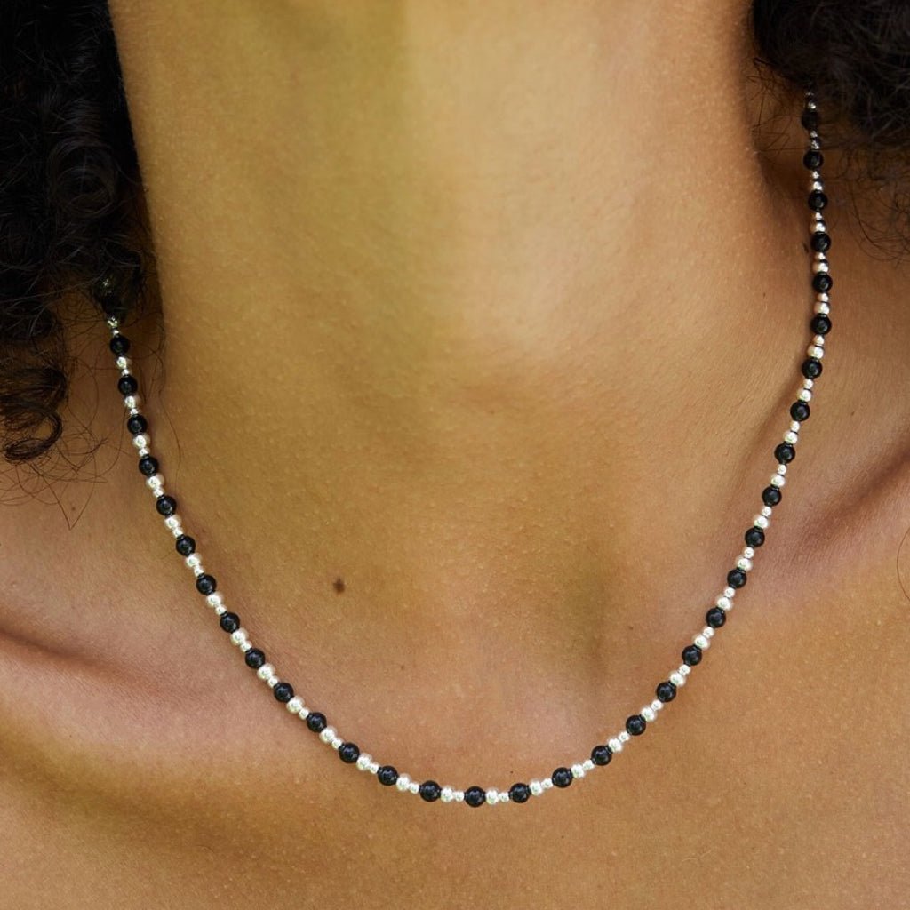 Guardian Onyx Necklace - Pure Gems & Stones Store: Awakened Days