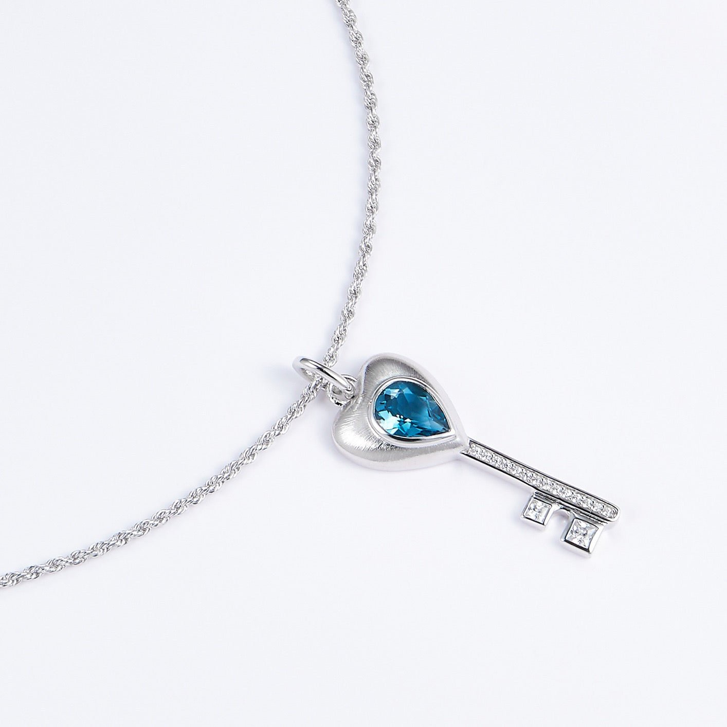 Heartkey Necklace - Pure Gems & Stones Store: Awakened Days