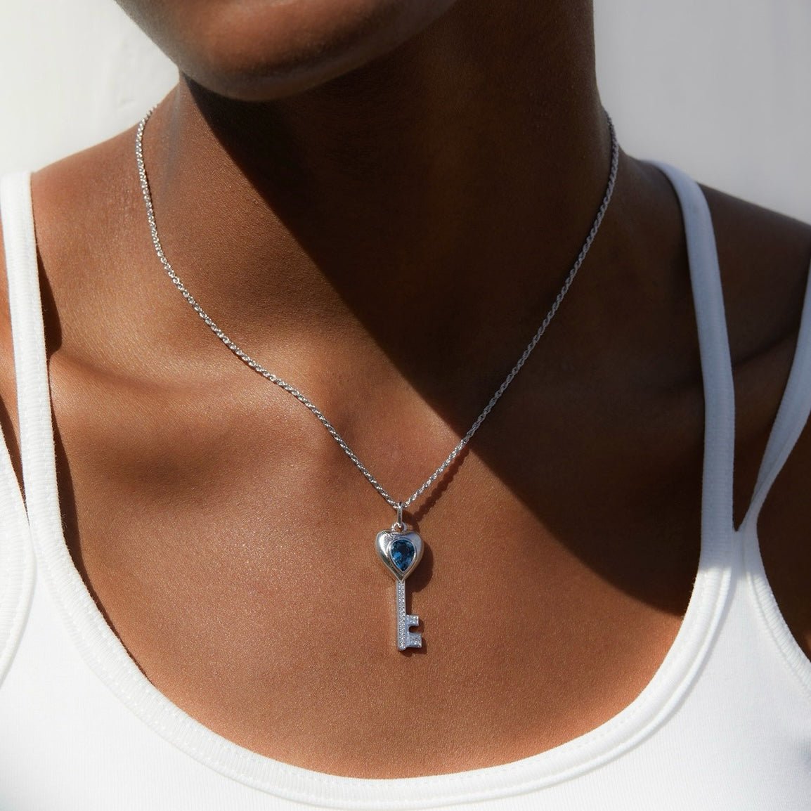 Heartkey Necklace - Pure Gems & Stones Store: Awakened Days