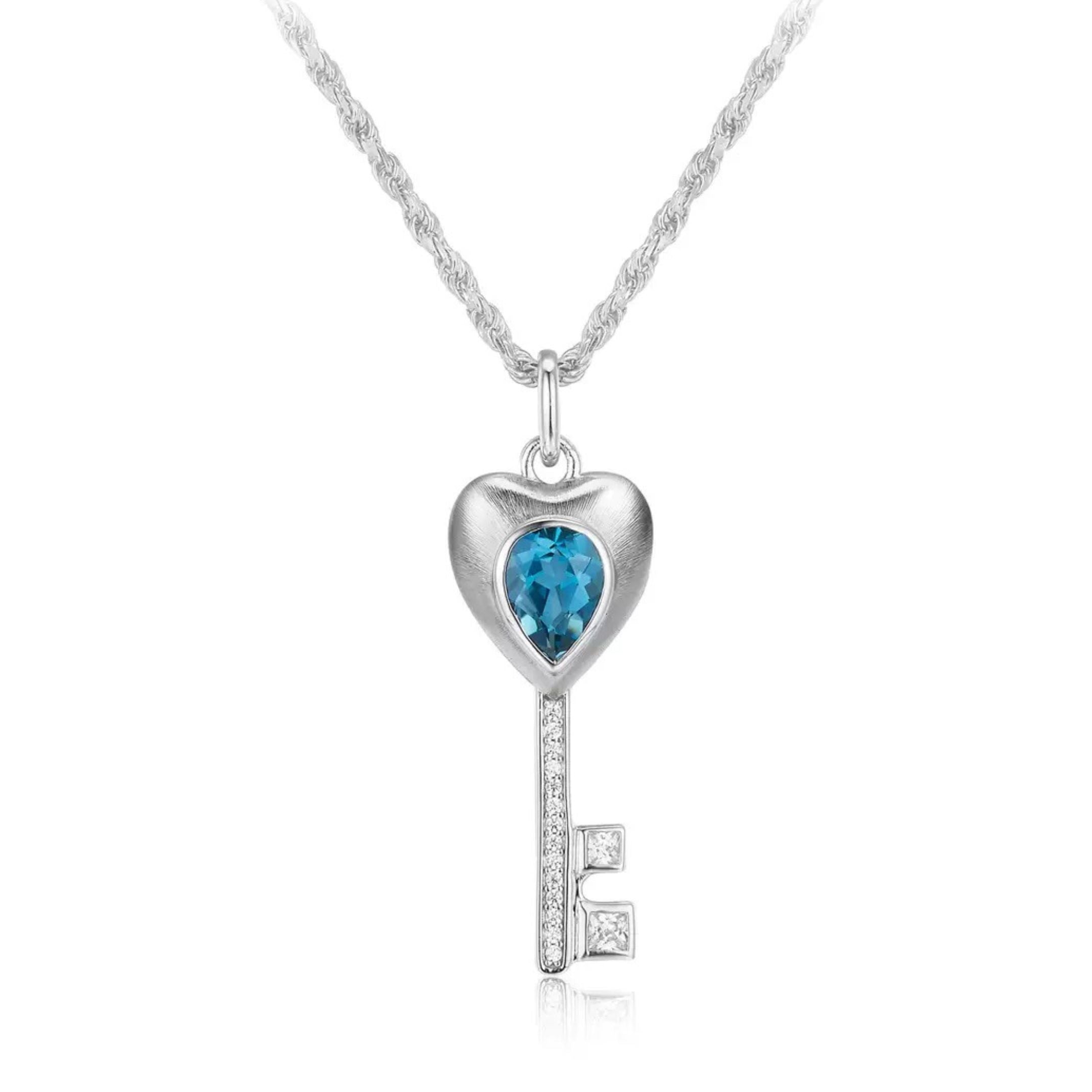 Heartkey Necklace - Pure Gems & Stones Store: Awakened Days