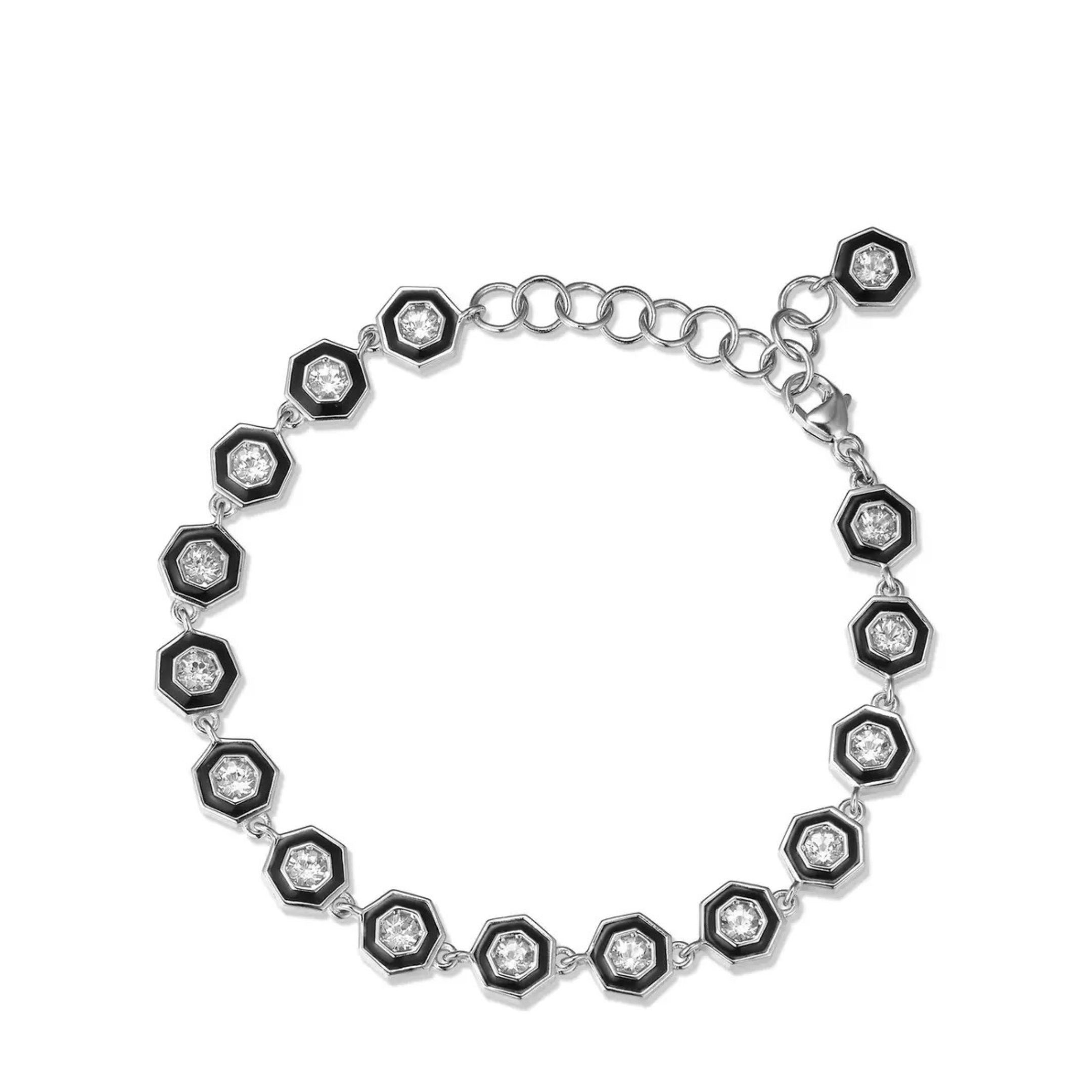 Hexa Noire Bracelet - Pure Gems & Stones Store: Awakened Days