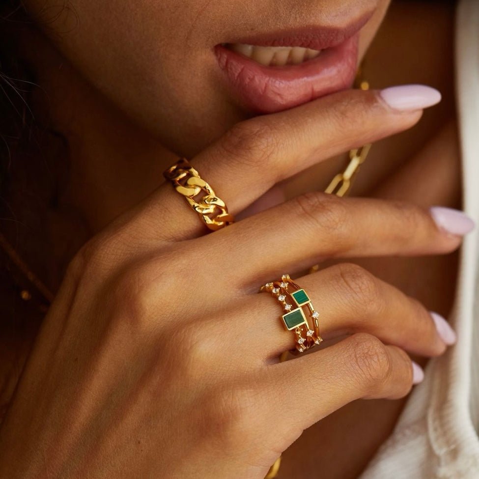 Iconic Chain Ring - Pure Gems & Stones Store: Awakened Days