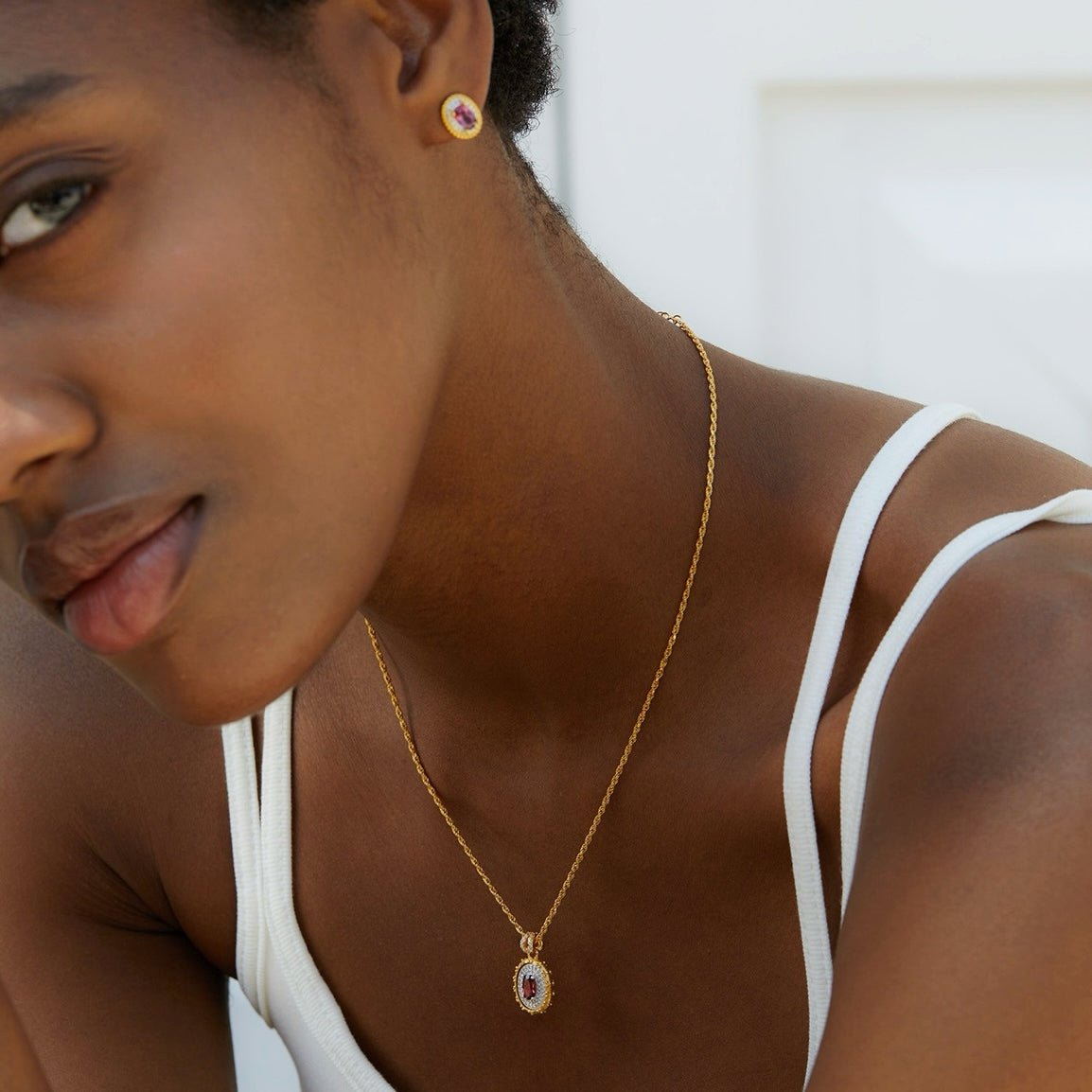 Imperial Romance Studs - Pure Gems & Stones Store: Awakened Days