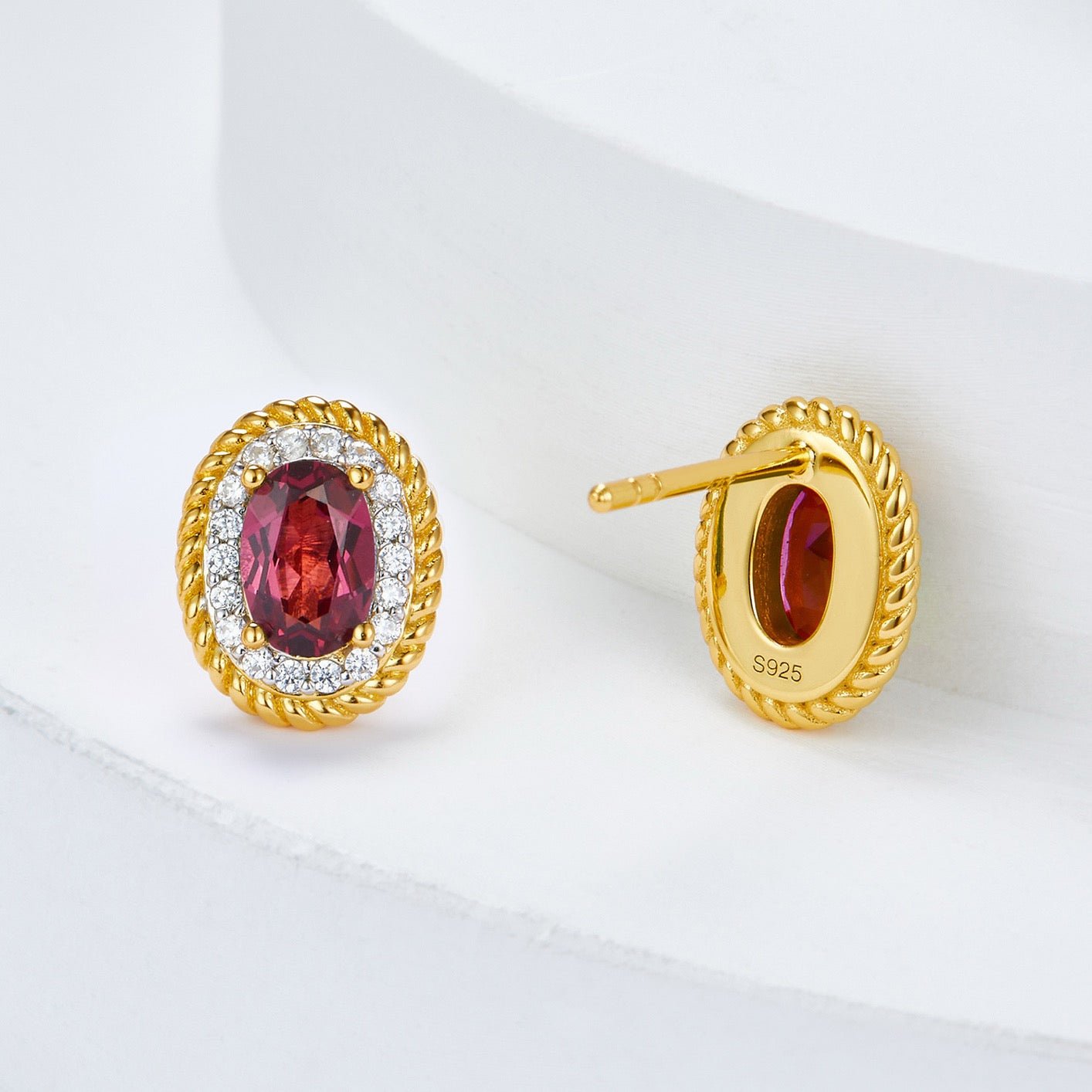 Imperial Romance Studs - Pure Gems & Stones Store: Awakened Days