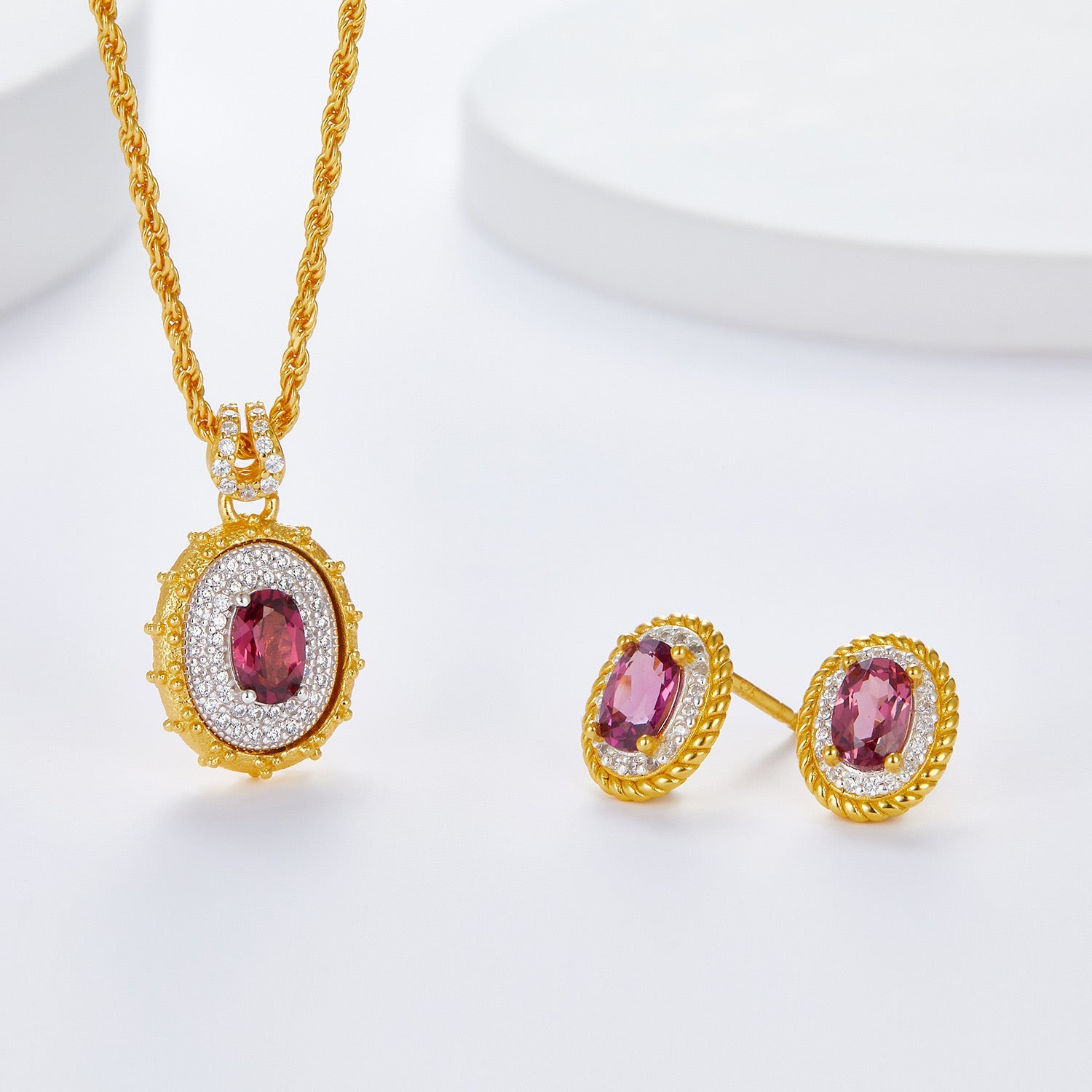 Imperial Romance Studs - Pure Gems & Stones Store: Awakened Days