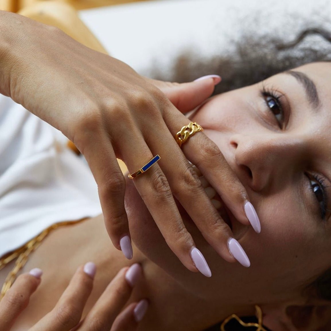 Indigo Bar Ring - Pure Gems & Stones Store: Awakened Days