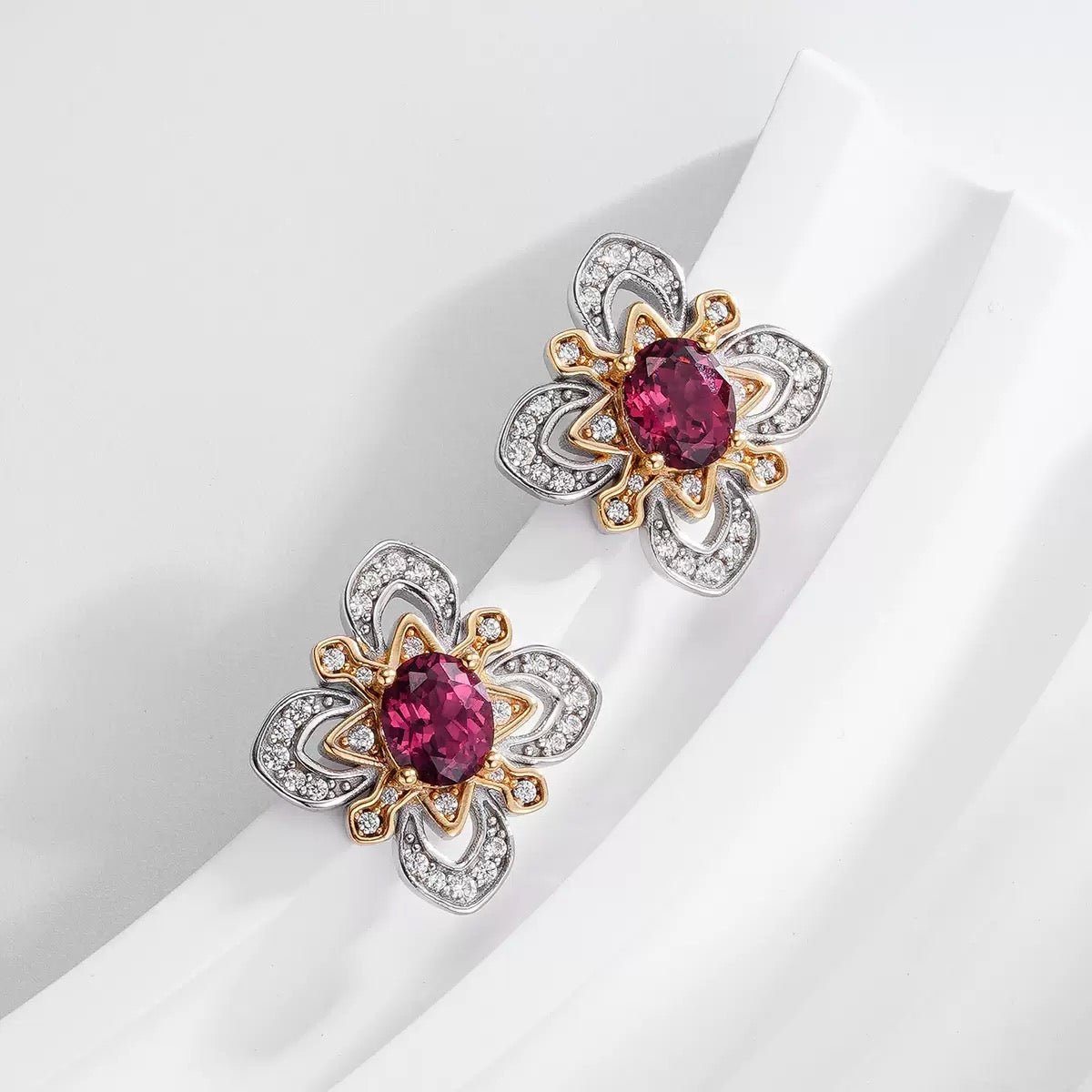 La Rosa di Firenze Earrings - Pure Gems & Stones Store: Awakened Days