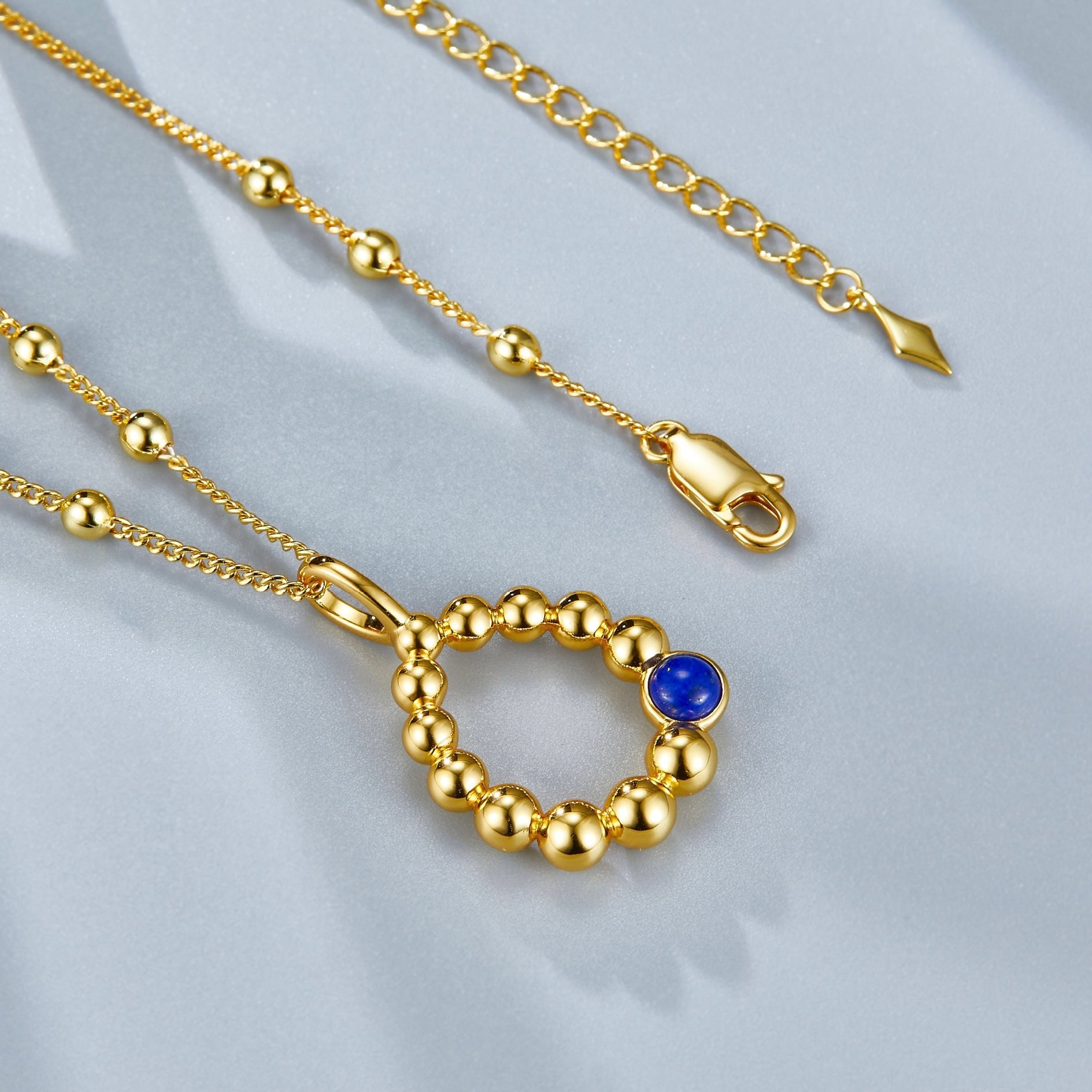 L’Anneau Bleu Necklace - Pure Gems & Stones Store: Awakened Days
