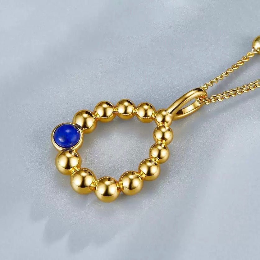 L’Anneau Bleu Necklace - Pure Gems & Stones Store: Awakened Days