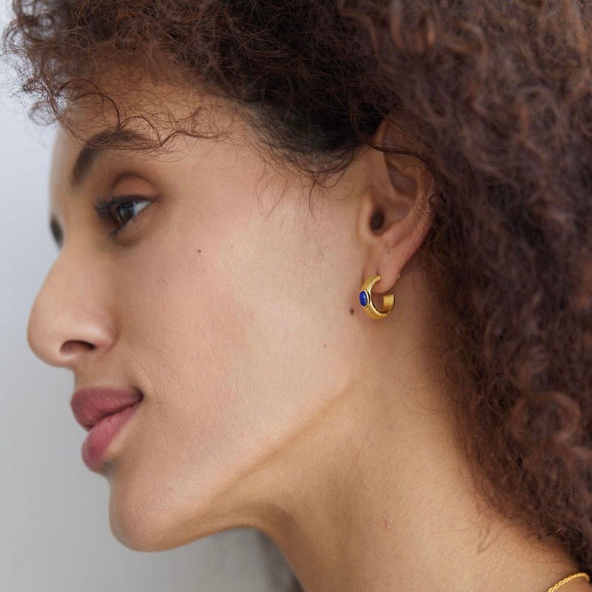 Lapis Ankh Hoops - Pure Gems & Stones Store: Awakened Days