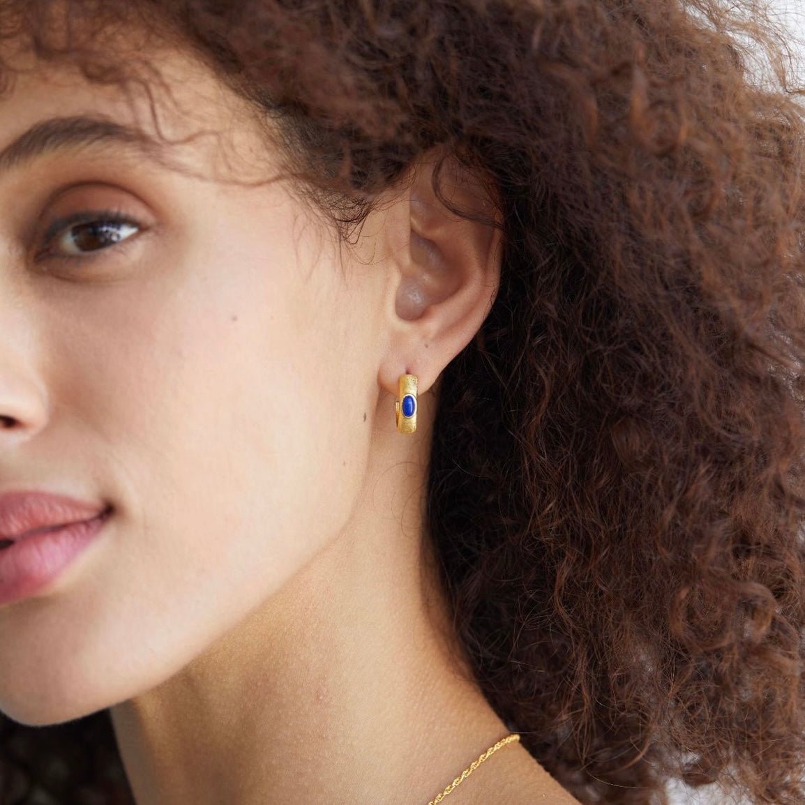 Lapis Ankh Hoops - Pure Gems & Stones Store: Awakened Days