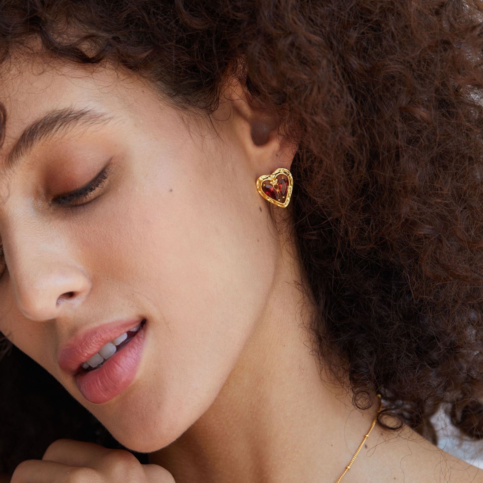 L’Art du Cœur Studs - Pure Gems & Stones Store: Awakened Days