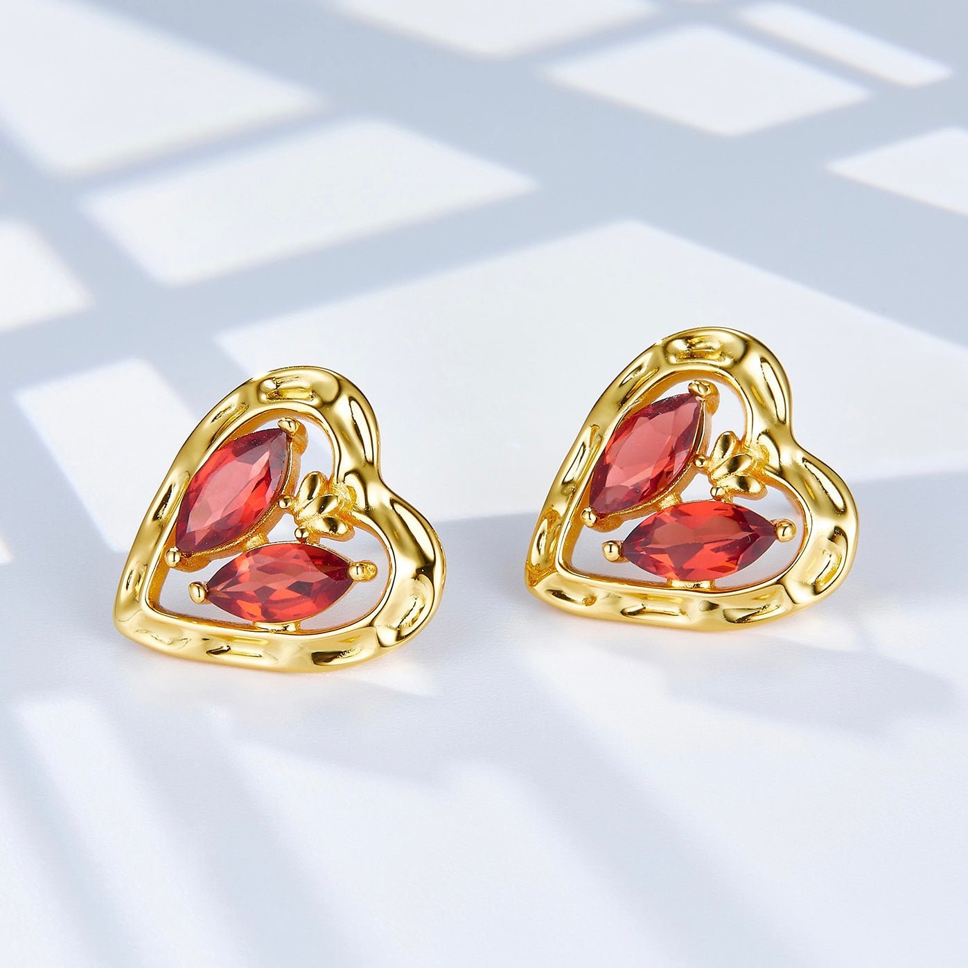 L’Art du Cœur Studs - Pure Gems & Stones Store: Awakened Days