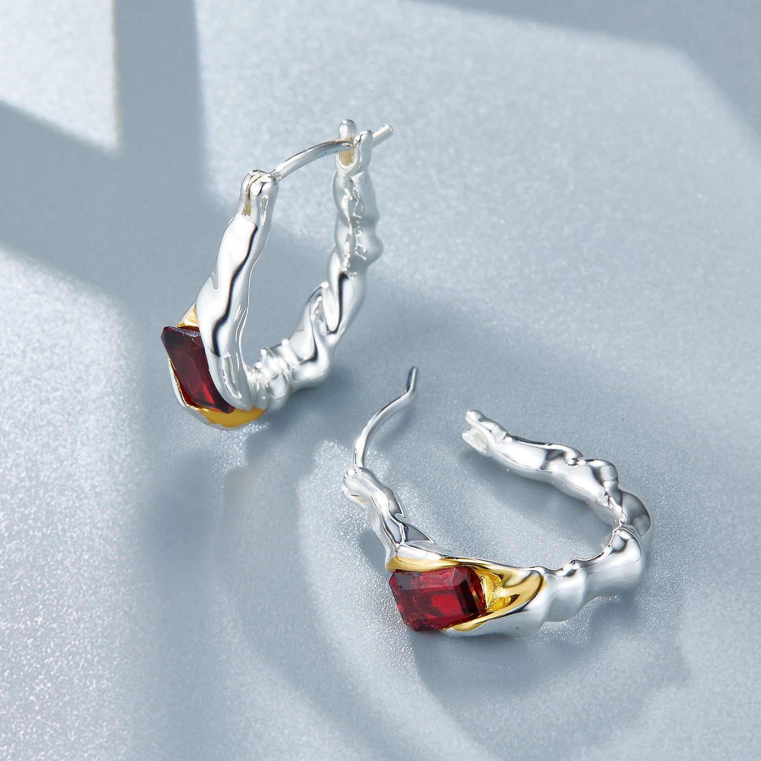 Lava Ember Hoops - Pure Gems & Stones Store: Awakened Days