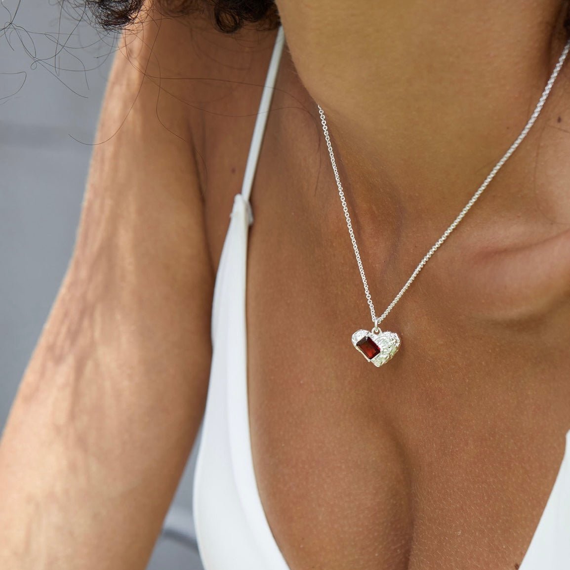 Lava Love Necklace - Pure Gems & Stones Store: Awakened Days