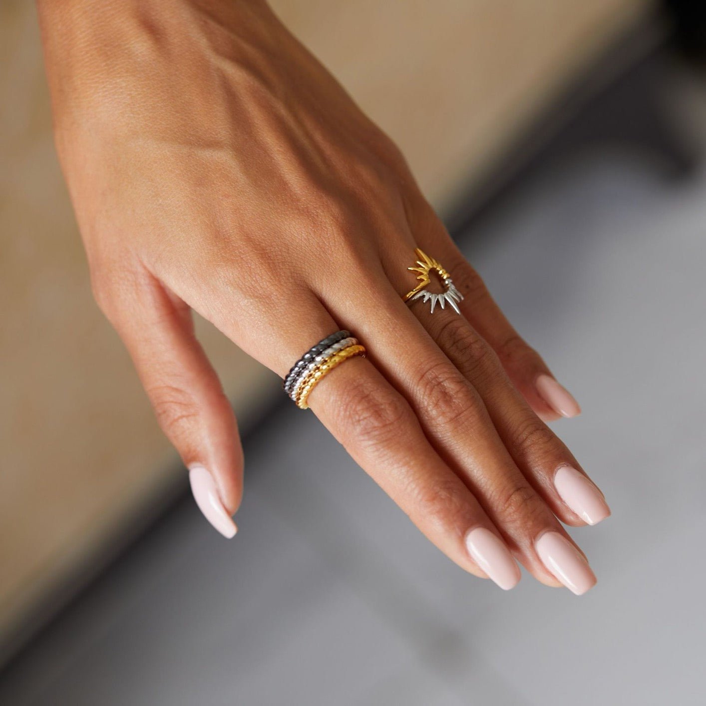 Léa Twist Ring - Pure Gems & Stones Store: Awakened Days