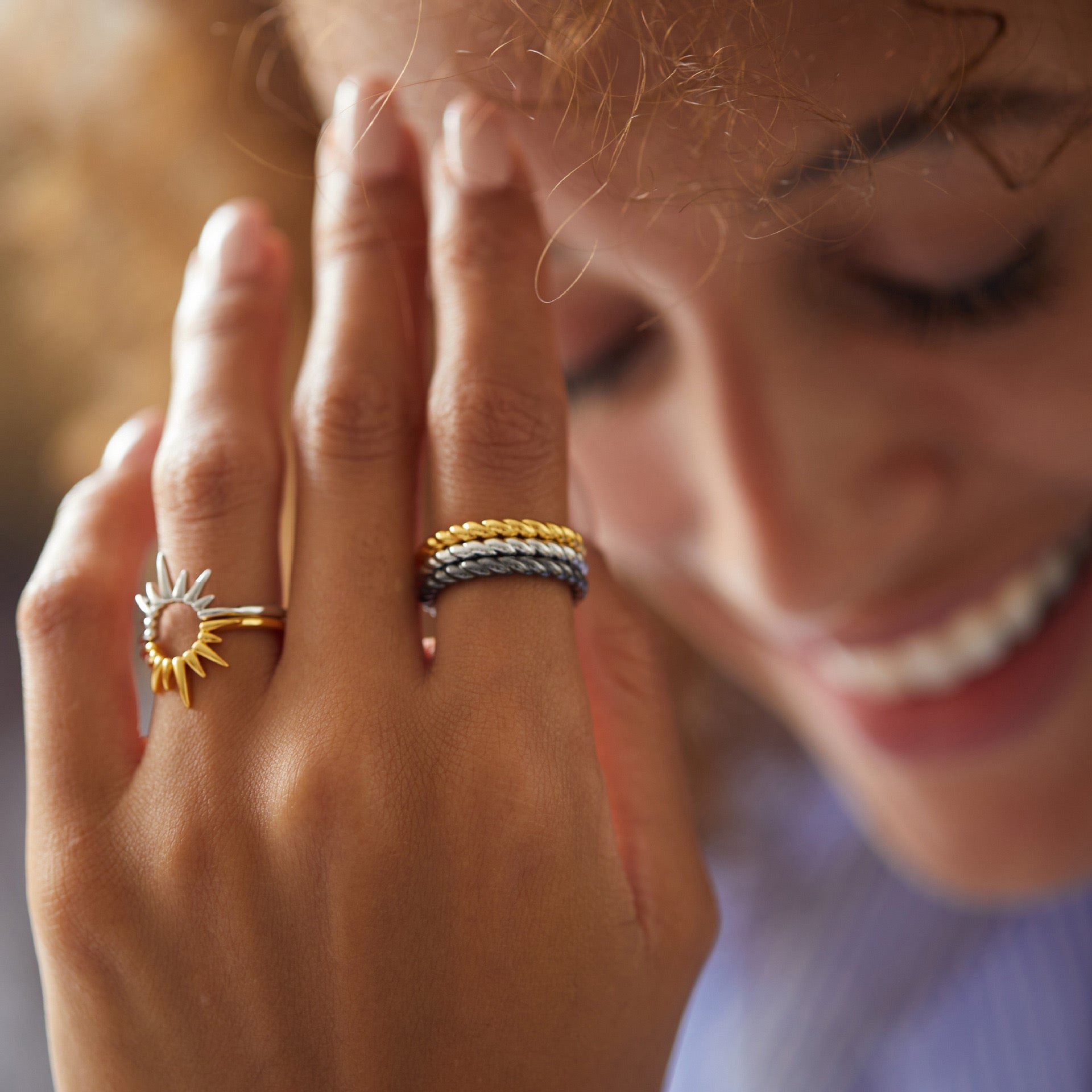 Léa Twist Ring - Pure Gems & Stones Store: Awakened Days