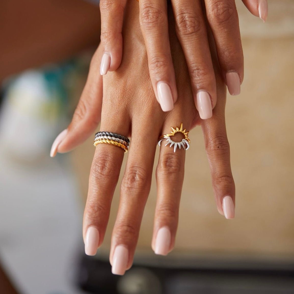 Léa Twist Ring - Pure Gems & Stones Store: Awakened Days