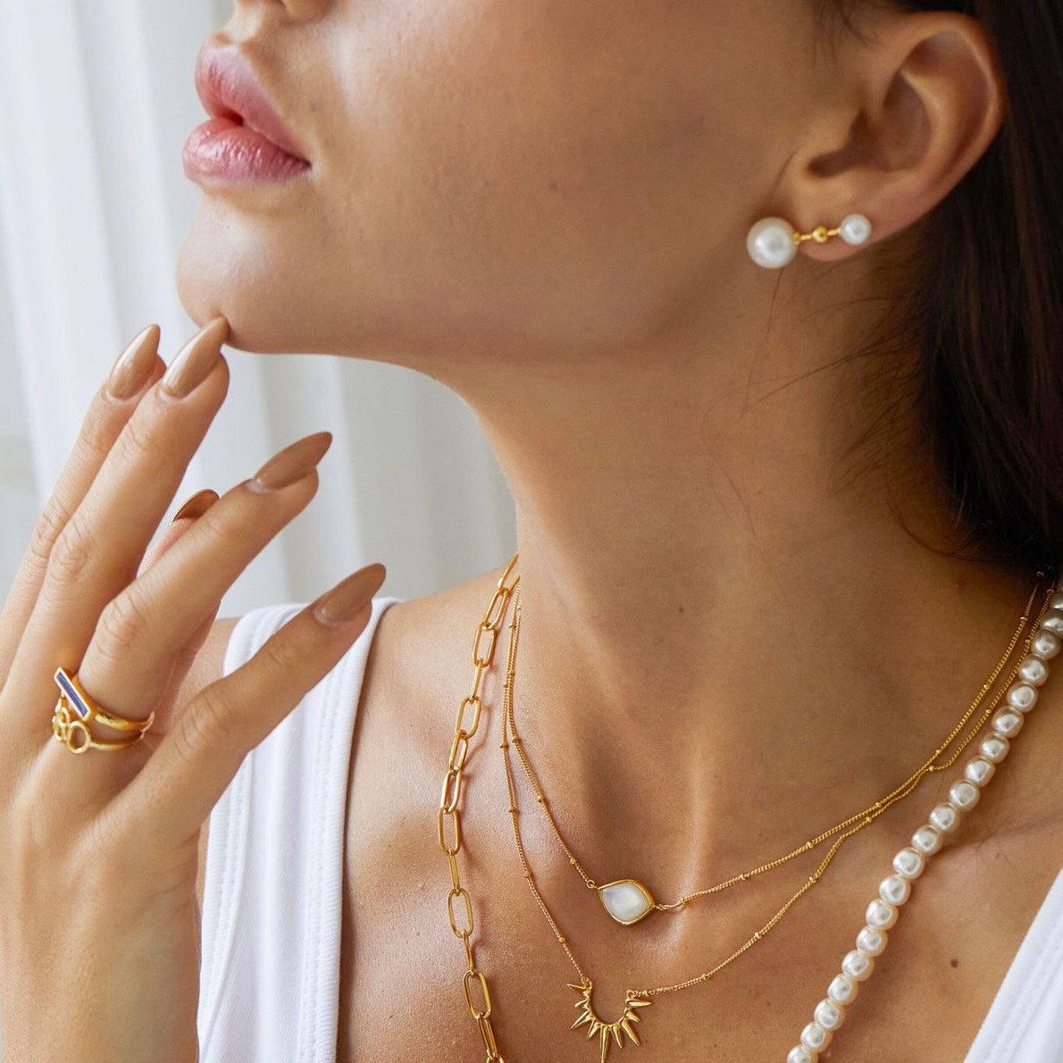 L’Équilibre Earrings - Pure Gems & Stones Store: Awakened Days